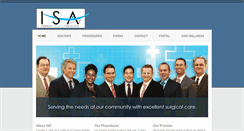 Desktop Screenshot of indianasurgicalassociates.com